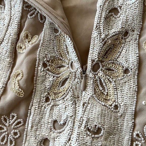 Needle&Tread Dress Size 2 Embellished Chiffon - Picture 13 of 17